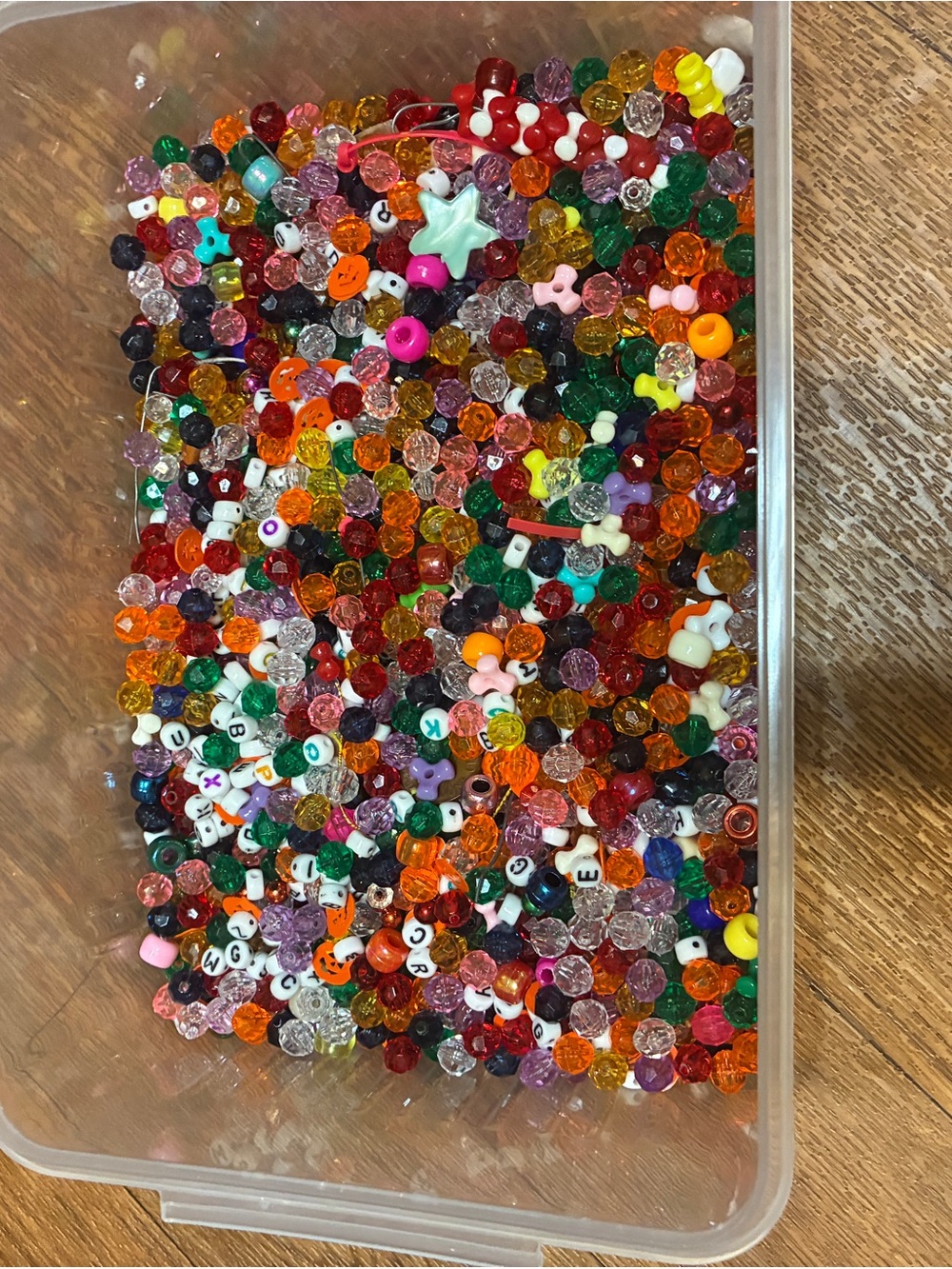 Assorted Multi-Color Craft Beads for Accessory Making